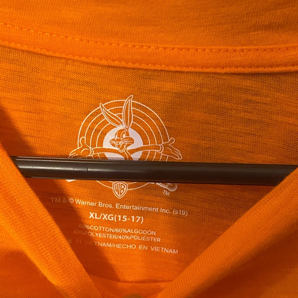 Looney Tunes Orange tie dye long sleeve shirt - Picture 3 of 3